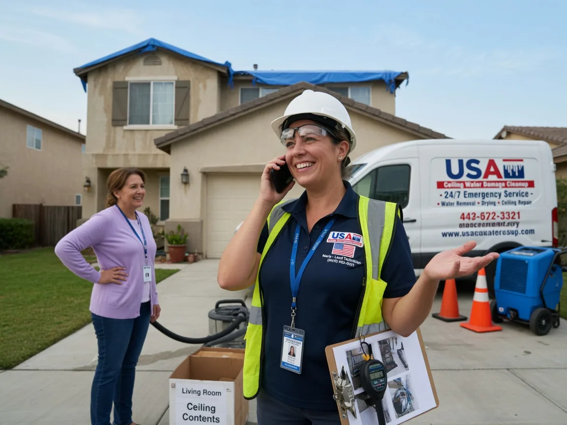 Ceiling Water Damage Restoration Newhall, CA FAQs